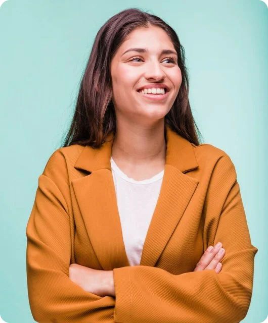 Client testimonial portrait